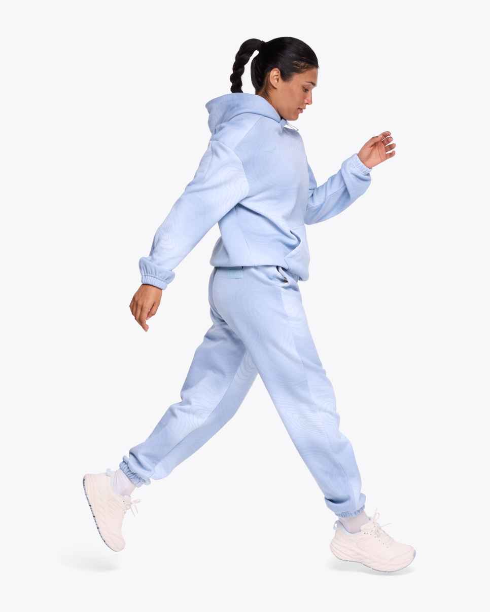 HOKA Sweat à capuche HOKA Essential Bleu Nuage Topo