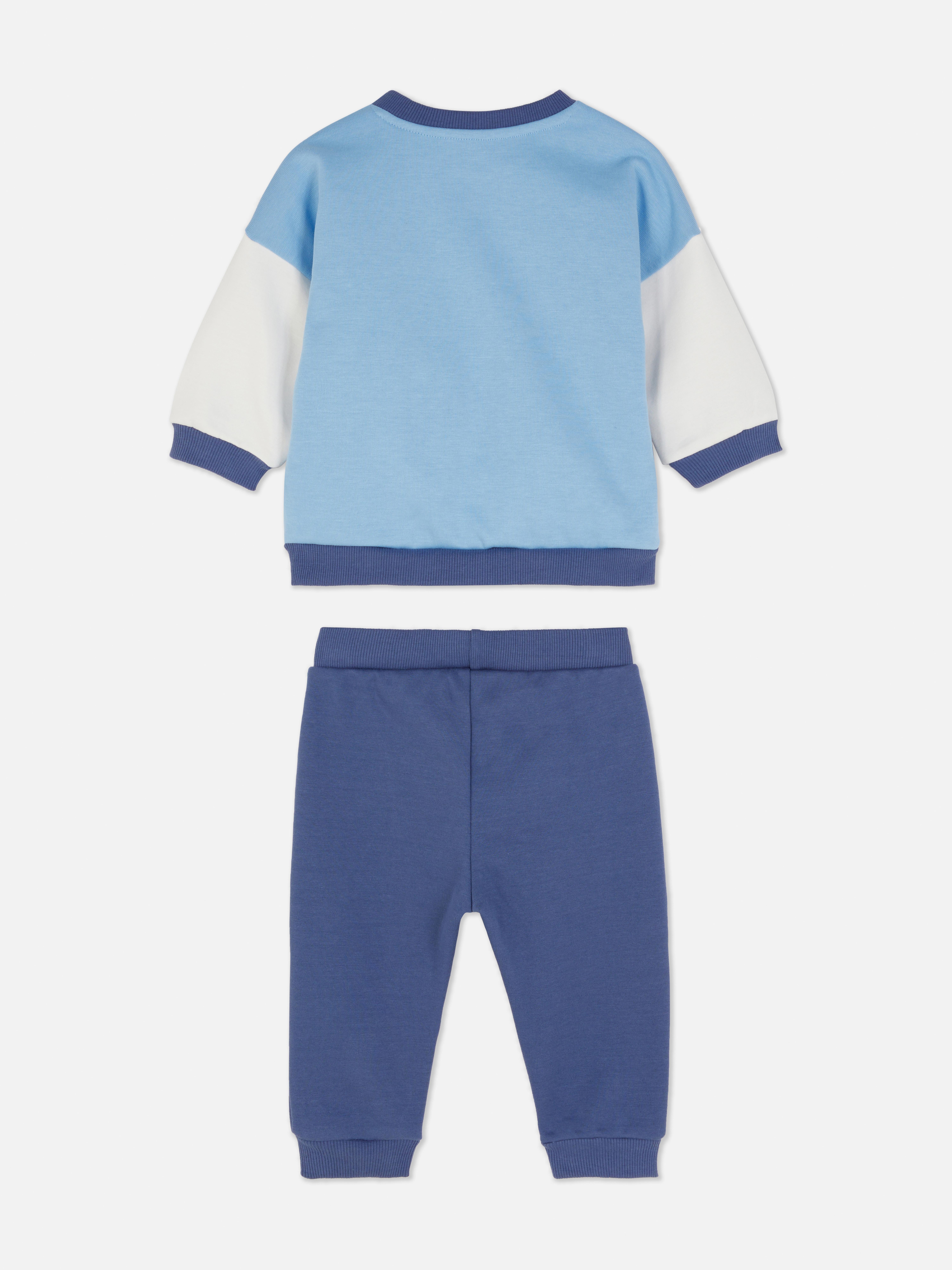 Zestaw składający się z bluzy i spodni dresowych Zestaw Stitch firmy Disney składający się z bluzy z okrągłym dekoltem i spodni dresowych