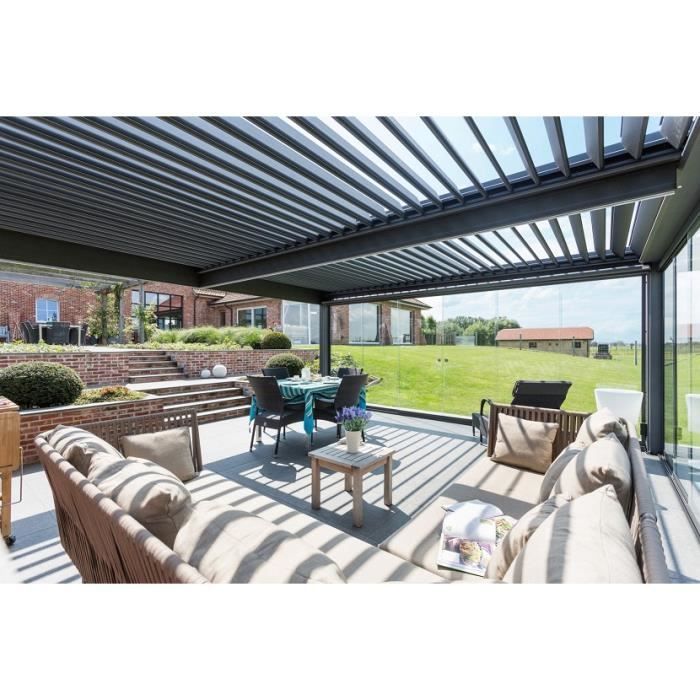 MECANISME PERGOLA BIOCLIMATIQUE SAM KIT - noir