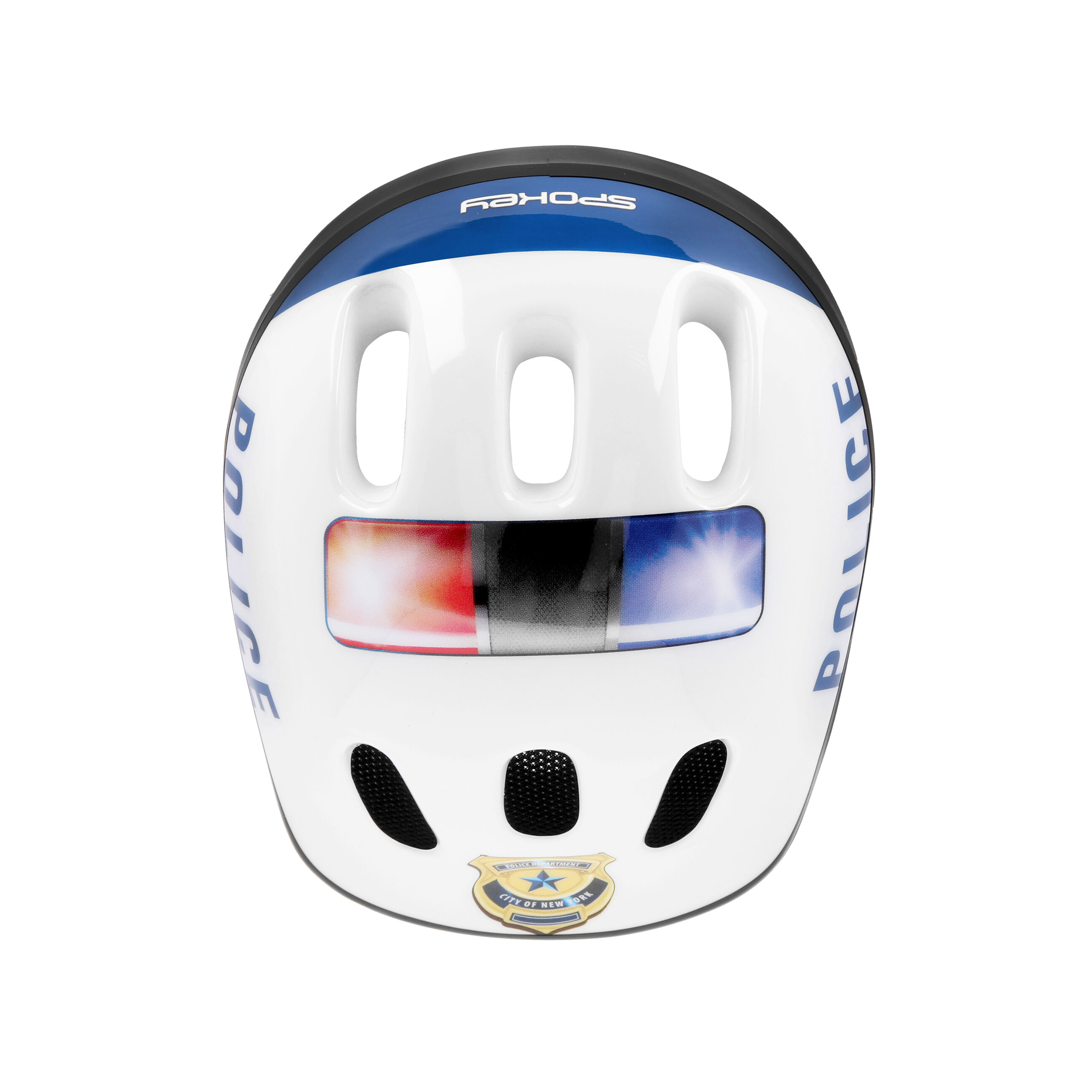 Casco Infantil Spokey Police Talla 44-48 Cm