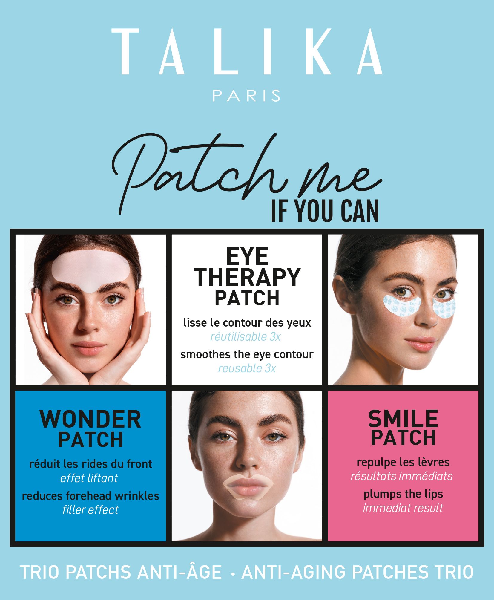 Patch Me If You Can Anti-Aging Patch Trio Apotekarski tretmani