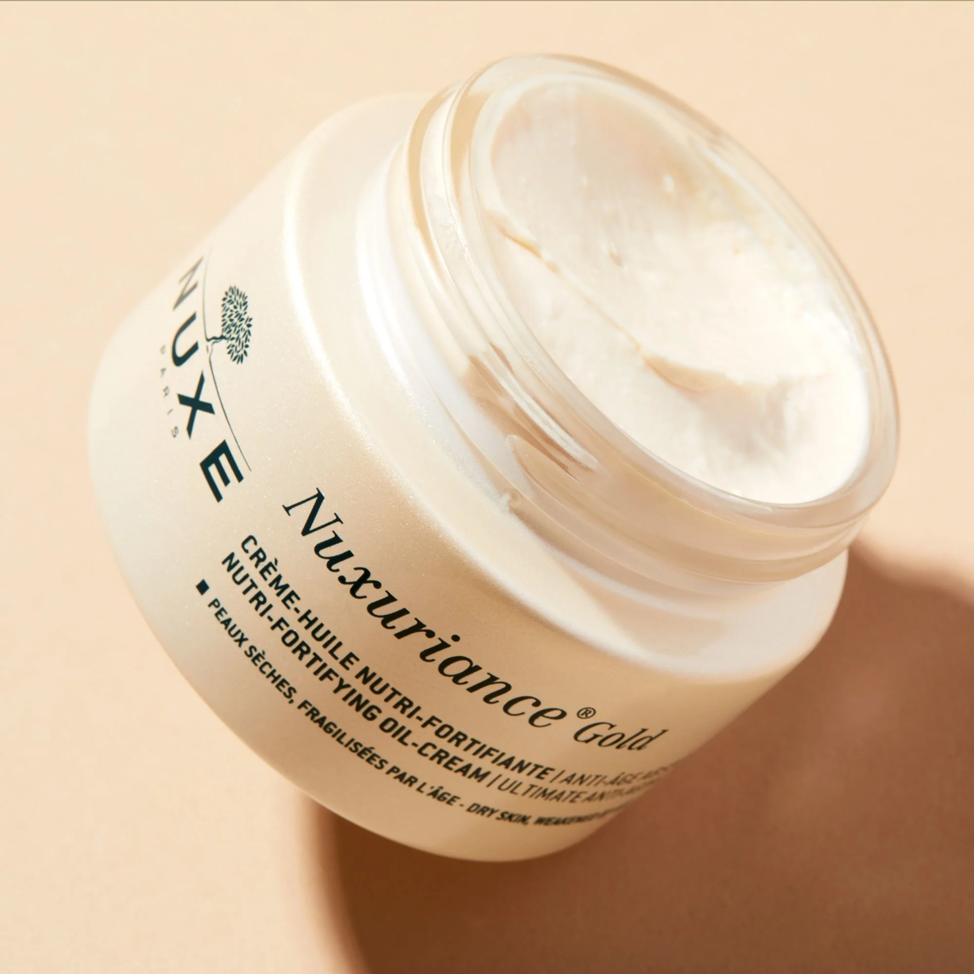 Nuxuriance Gold Crema Olio nutriente fortificante - Crema viso giorno antirughe