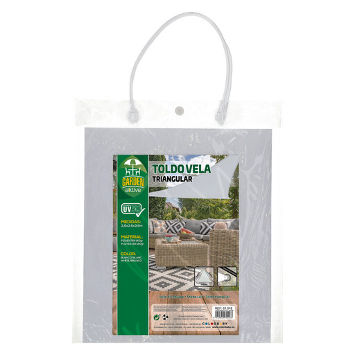  Toldo Sombreo Aktive Garden Triunghiular Uv50 C