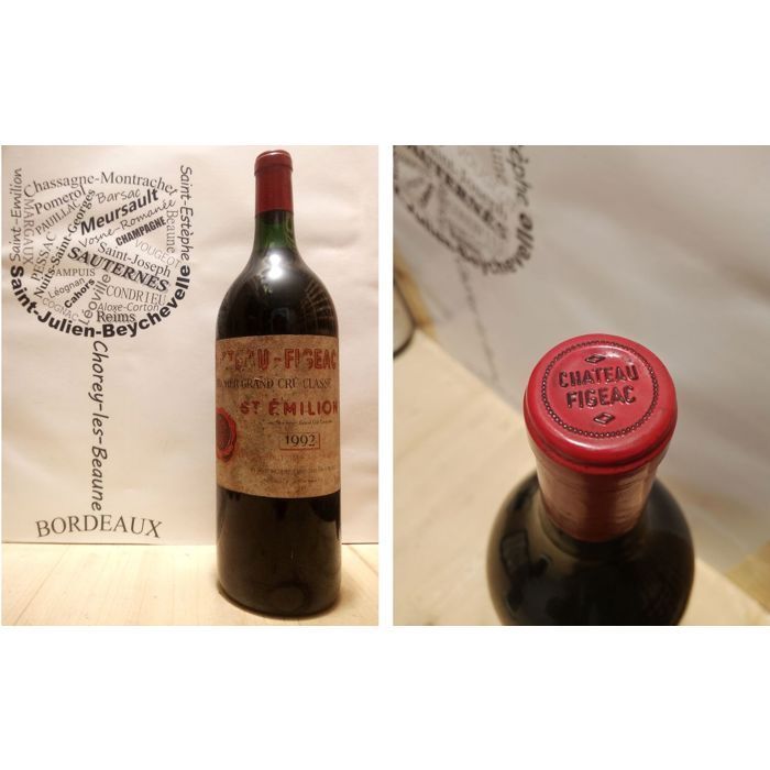 Château Figeac 1992 - Magnum - Saint-Emilion - 1er Grand Cru Classé B - Vino Tinto