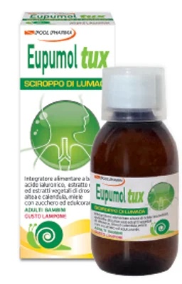 POOL PHARMA Eupumol Tux Slakkensiroop voedingssupplement voor droge en slijmerige hoest 150 ml