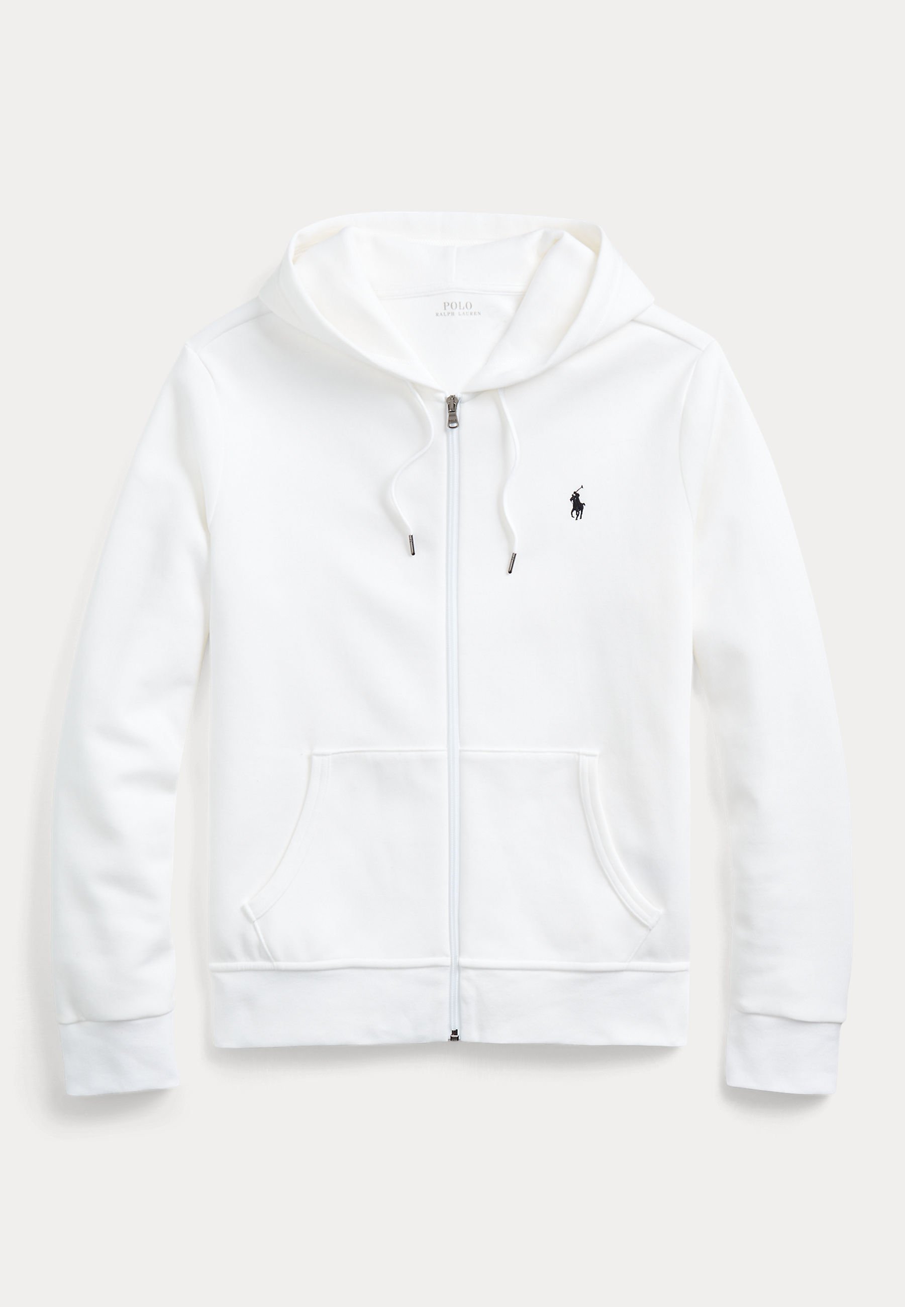 Felpa con cappuccio e zip intera Polo Ralph Lauren - bianca