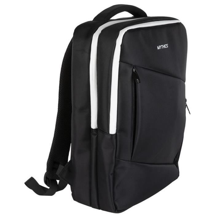 Sac à dos de transport - KONIX Mythics - Titan - Console et accessoires PS5 - Volume 16 L - Noir et blanc