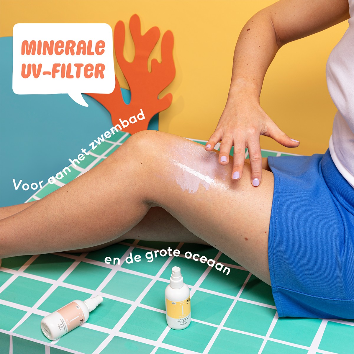 Protetor solar em spray Naif Sun Spray para adultos, fator de proteção solar 50-100 ml
