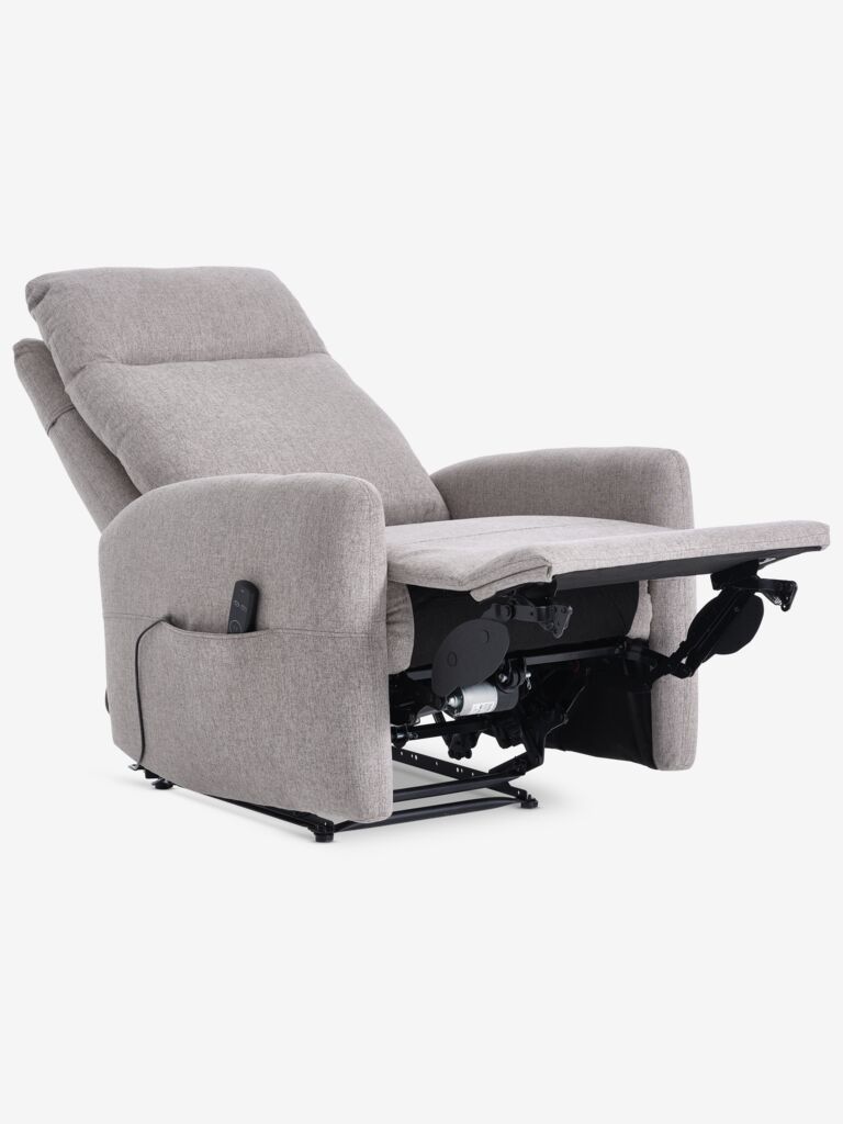 VONSILD masažna fotelja VONSILD svijetlo siva tkanina