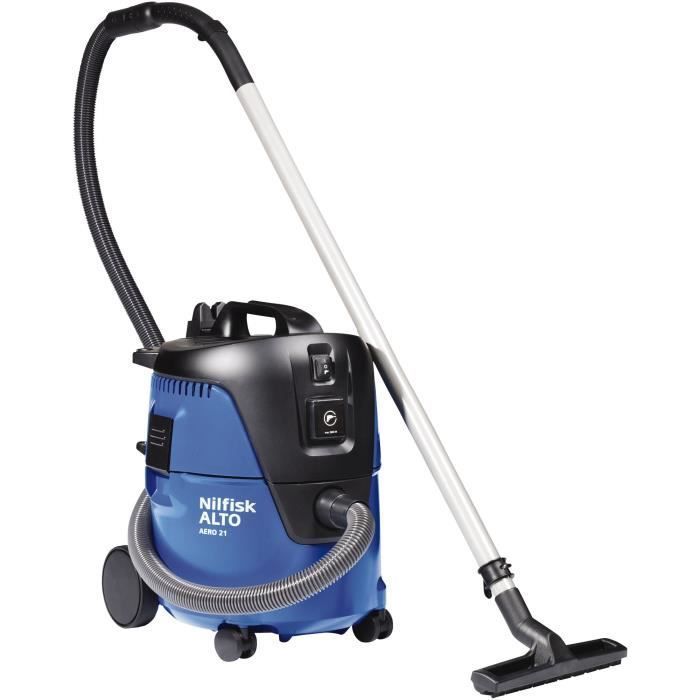 Aspirateur eau et poussière - AERO - 21-21 PC - Capacité 20L - Prise outils automatique - Bleu