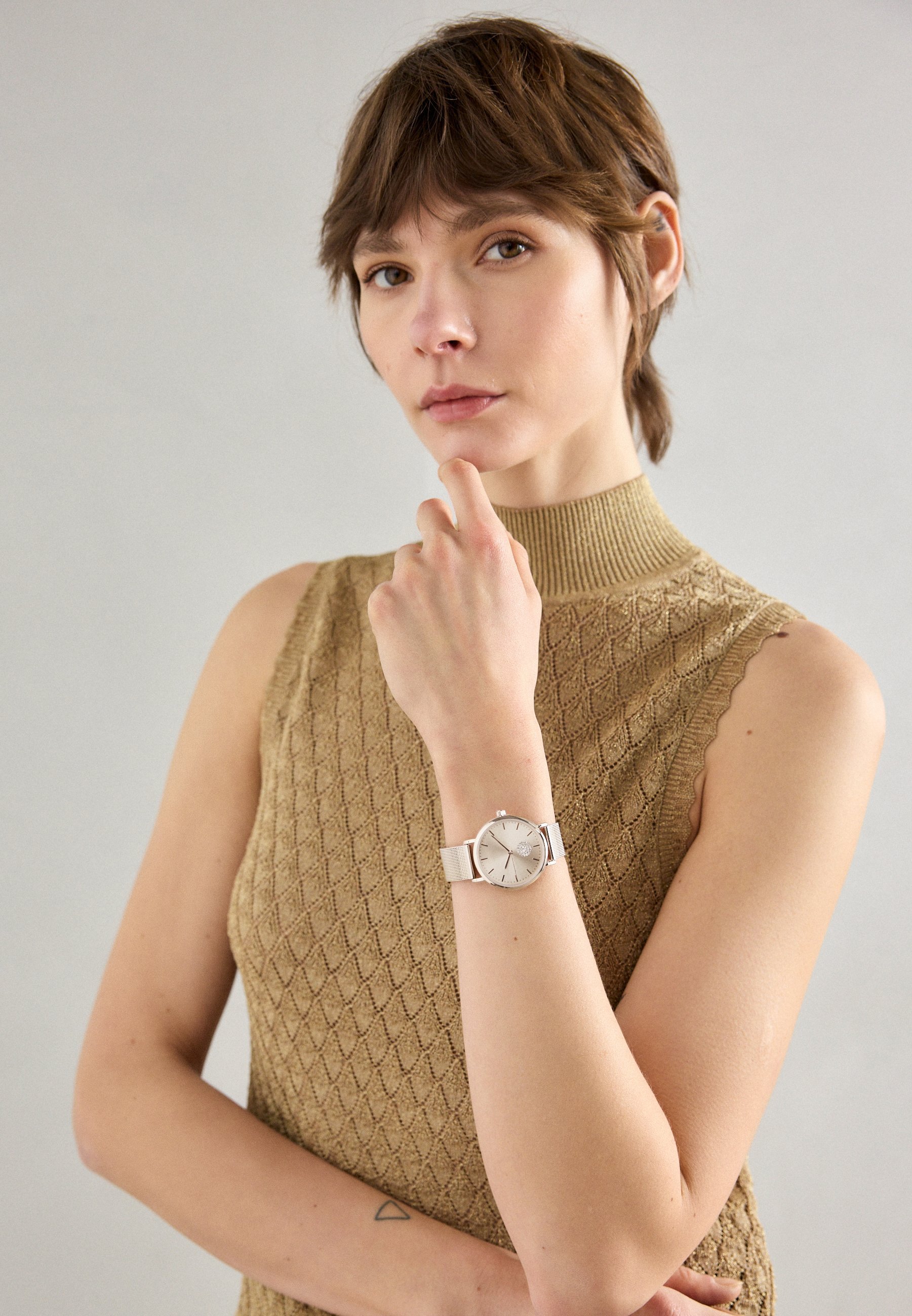 Anna Field horloge - roségoudkleurig