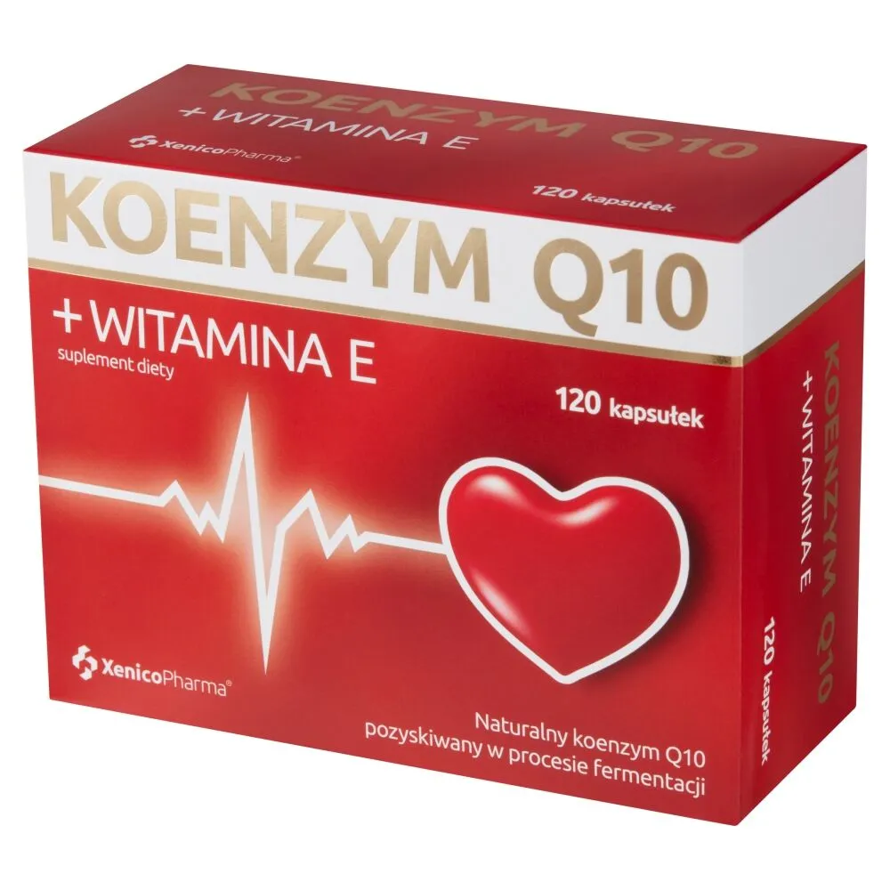 Xenico Koenzym Q10 + Witamina E 120 Kapsułek