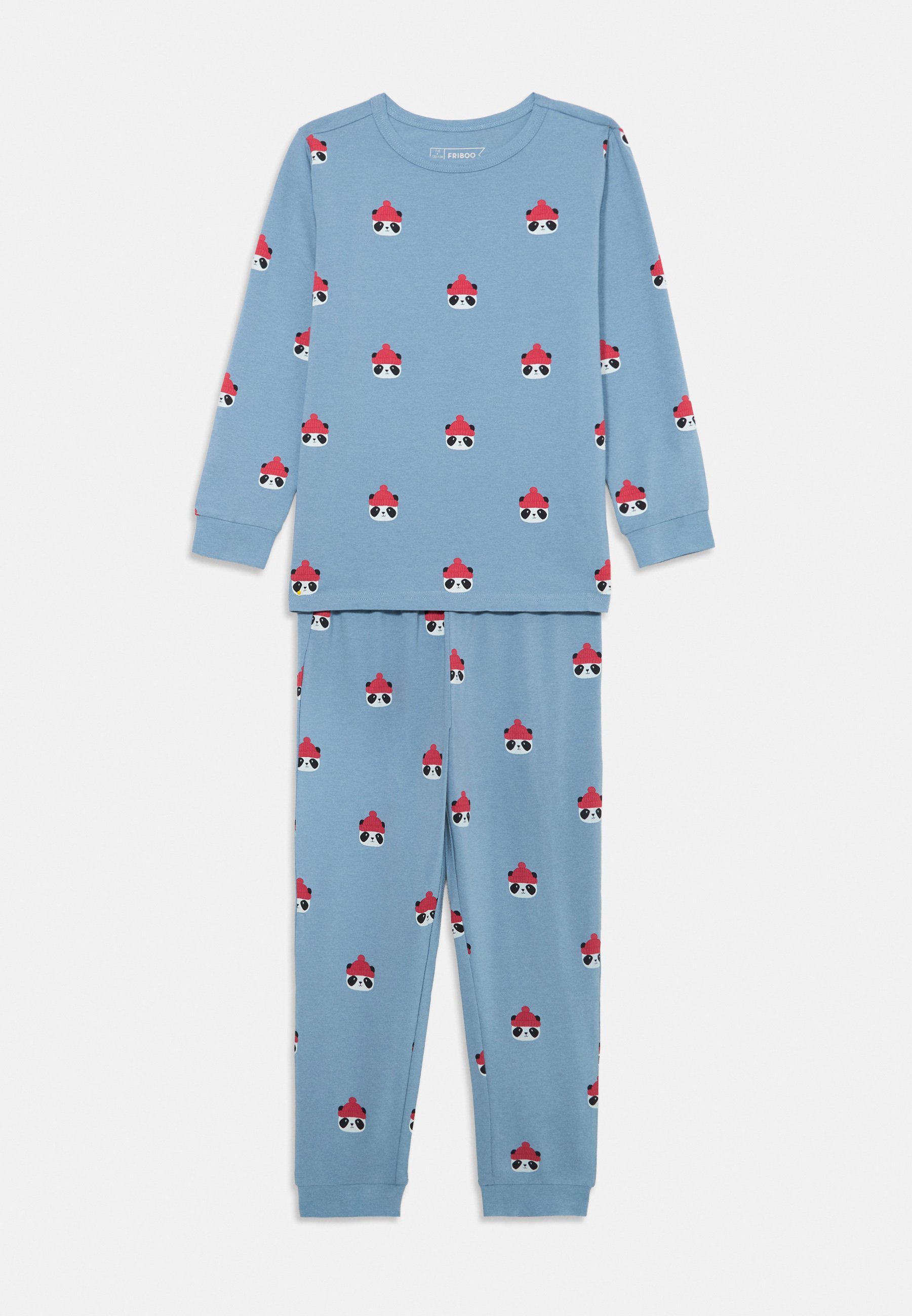 Friboo 3-delige pyjamaset - lichtblauw/blauw/lichtgroen
