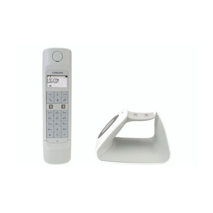 LOGICOM vaste telefoon - Retro design - Scherm met achtergrondverlichting - Geheugen voor 20 contacten - Antwoordapparaat