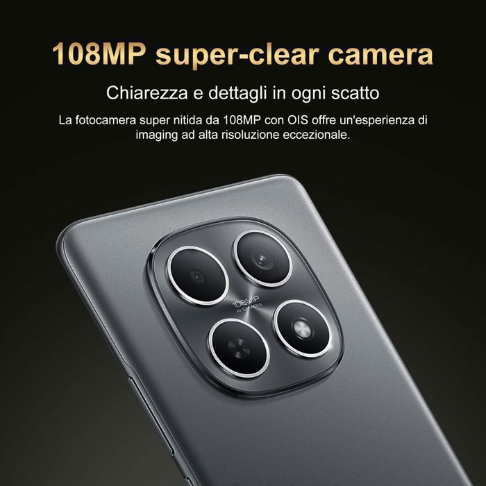 Smartphone - XIAOMI - REDMI Note 15 5G - 8Go RAM - 256Go - Dispositivo Foto 108 Mpx - Pantalla FHD+ 6,77