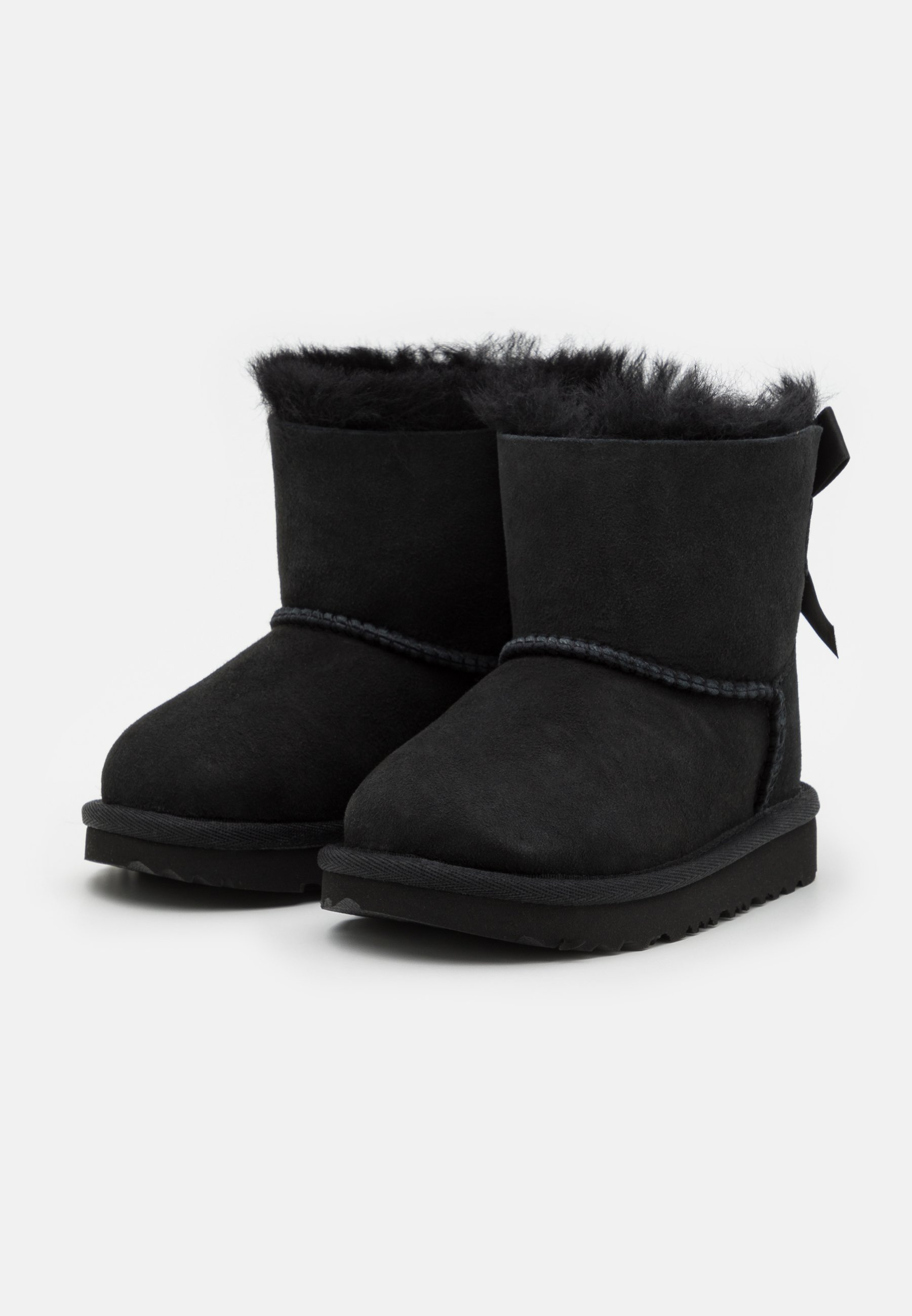 UGG MINI BAILEY BOW II - Klassieke enkellaarsjes - zwart