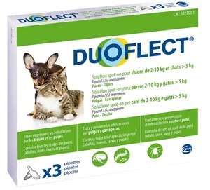 CEVA Duoflect 3-pijps slang voor honden/katten van 2-10 kg
