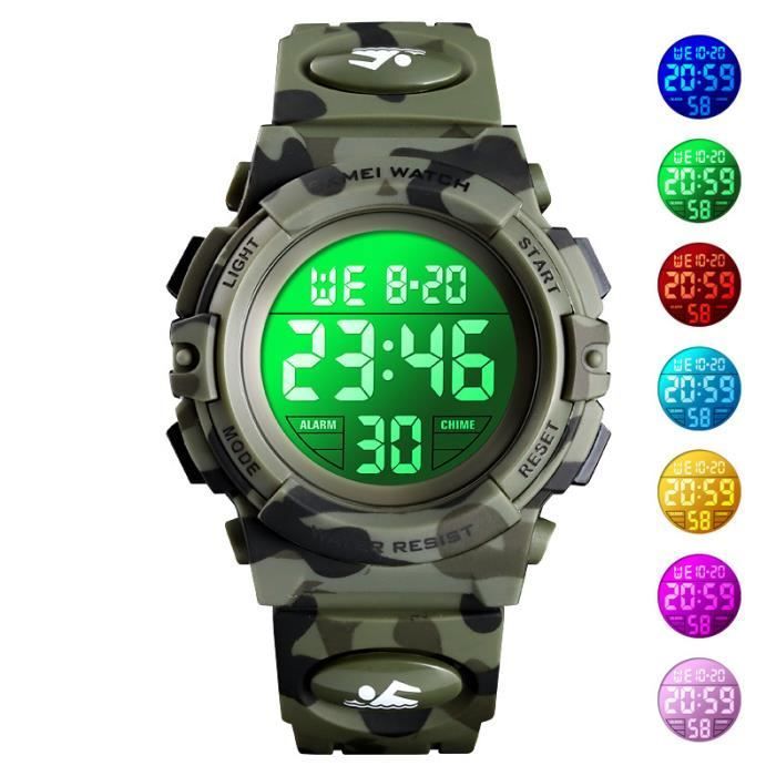 SHARPHY Boys' Sports Watch, Waterproof Digital LED Watch 2021, Bracelet, Gift for Children