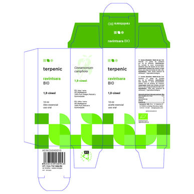Terpeeninen Ravintsara-eteerinen öljy 10 ml 10 ml