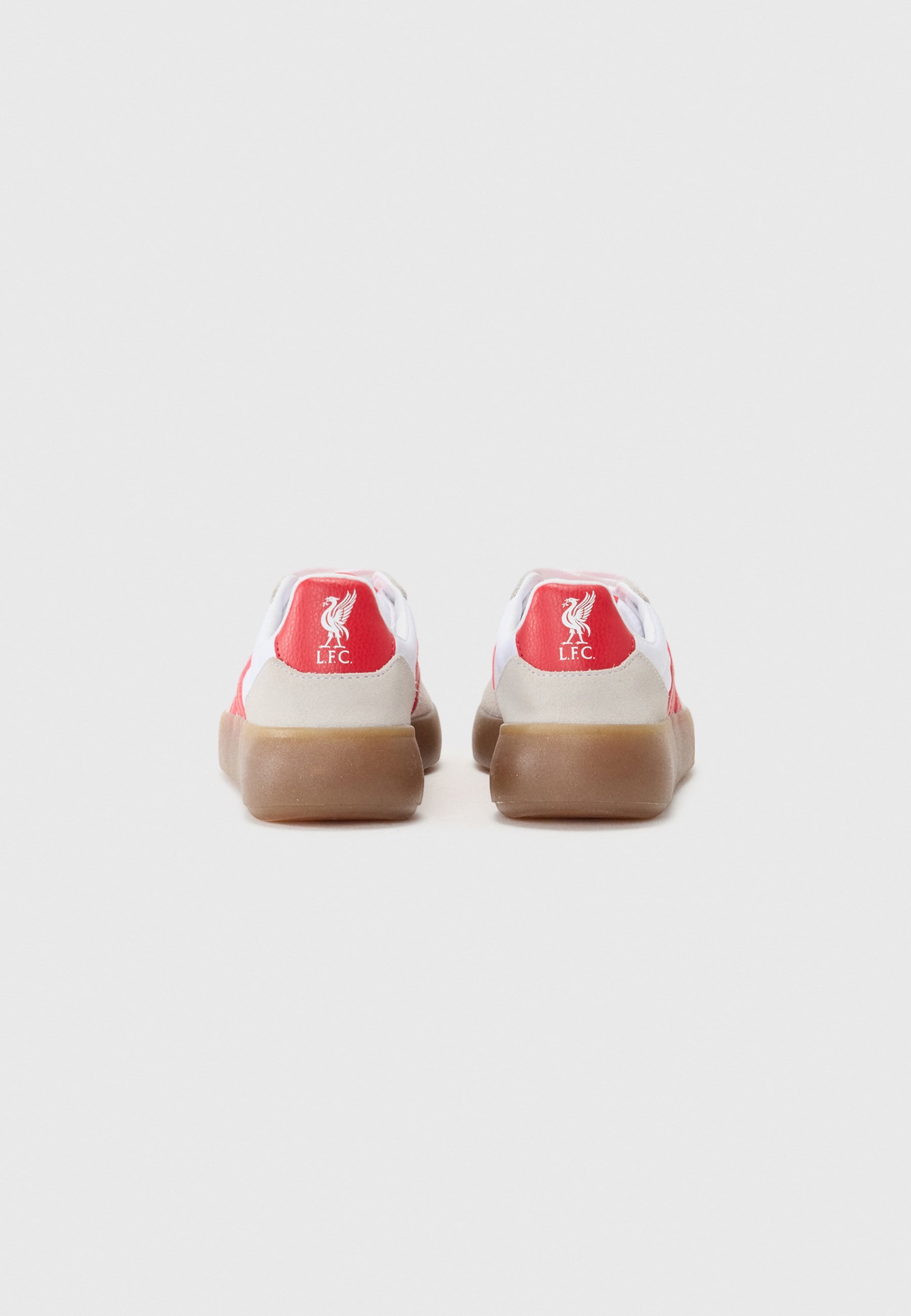 adidas Performance BARREDA DECODE ARSENAL UNISEX - Scarpe da calcetto indoor - bianco/rosso fragola/gomma