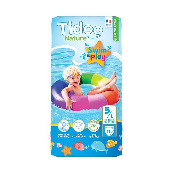 Tidoo Nature Swim & Play Swim Panties Size 5 11 disposable panties