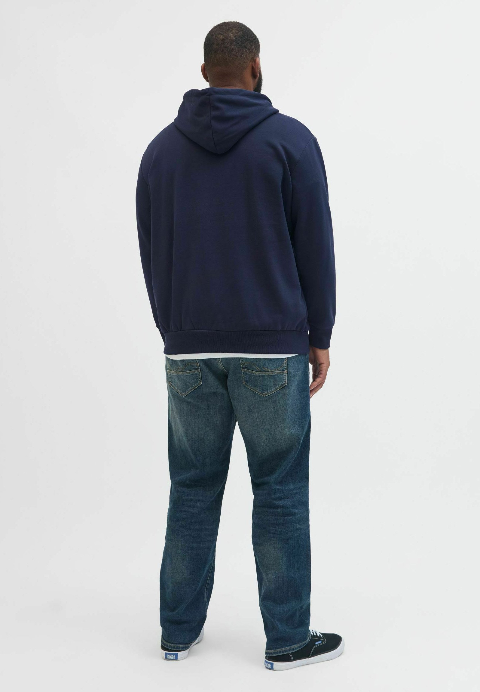 Sweat à capuche Jack & Jones GRANDES TAILLES - logo Sky Captain
