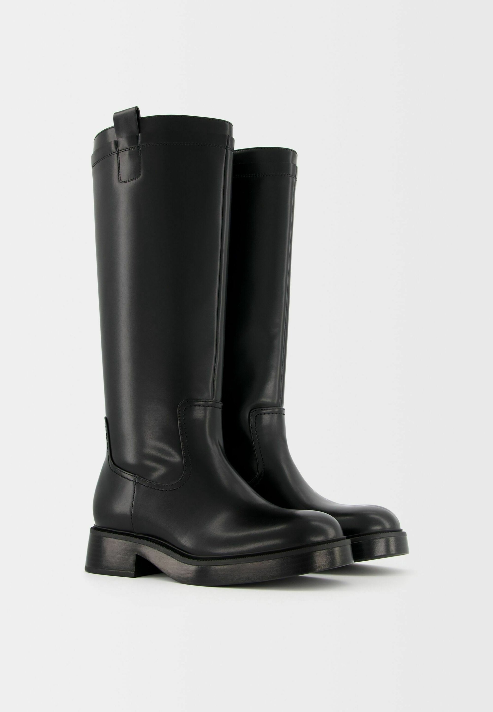 Stivali con plateau Bershka - neri