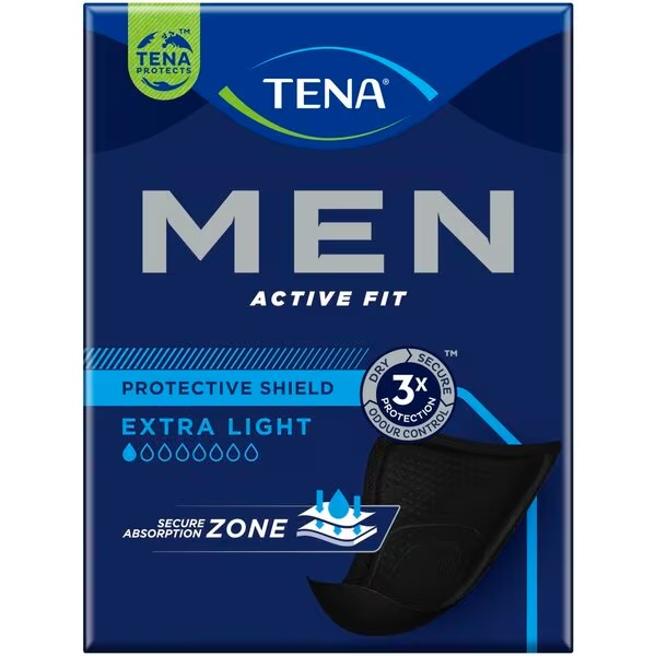 Tena Men Active Fit Extra Light заштитни штитник<br>Медицински уређај - 14 делова
