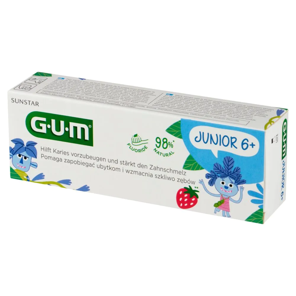 Gum Junior 6+ Pasta do zębów dla dzieci