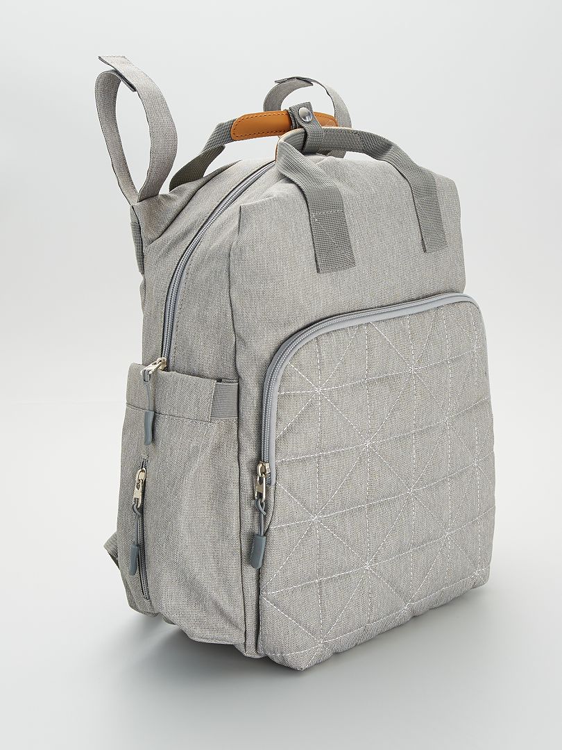 Mochila para fraldas - CINZA