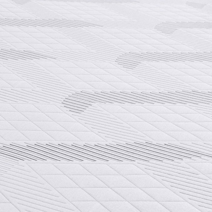 Cubrecolchón de 90x190 cm, 5,3 cm de grosor, espuma viscoelástica, funda elástica extraíble, base antideslizante - PLUME