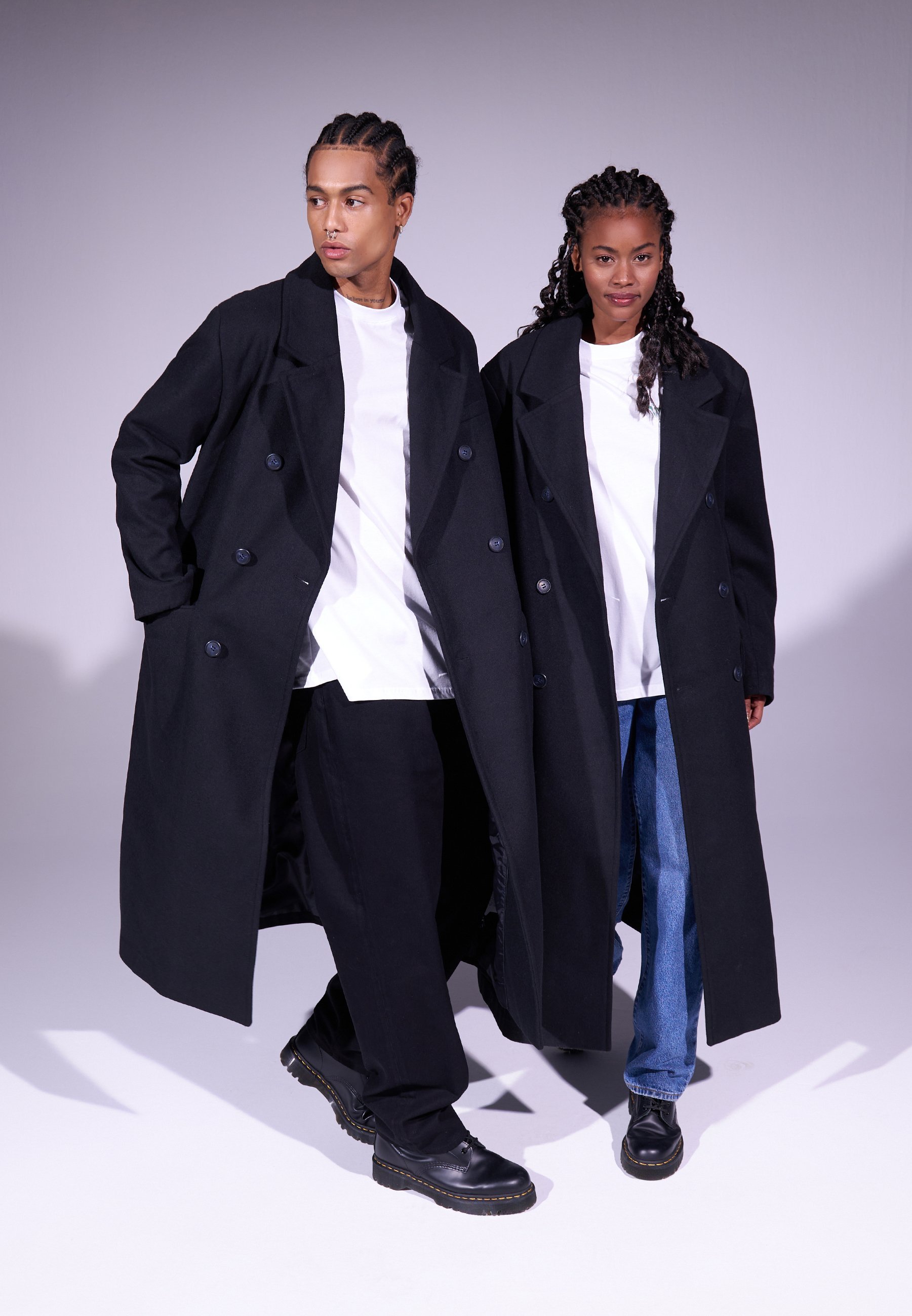 YOURTURN UNISEX - Klassieke jas - zwart