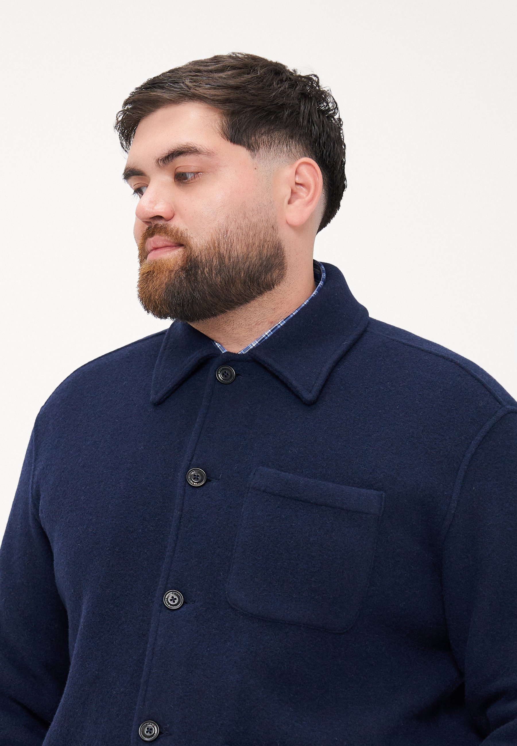 Polo Ralph Lauren Big & Tall lichte jas - de moeite waard, marineblauw gemêleerd