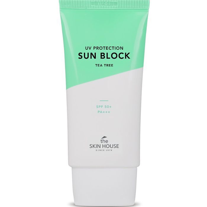 The Skin House UV-beskyttelsessolcreme med tea tree-spån SPF 50