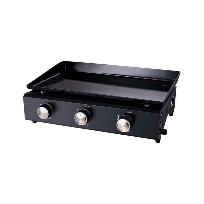 Plancha de gas de 3 quemadores con sistema de refrigeración, 6 kW - 59,5 x 36,5 cm - Friodis