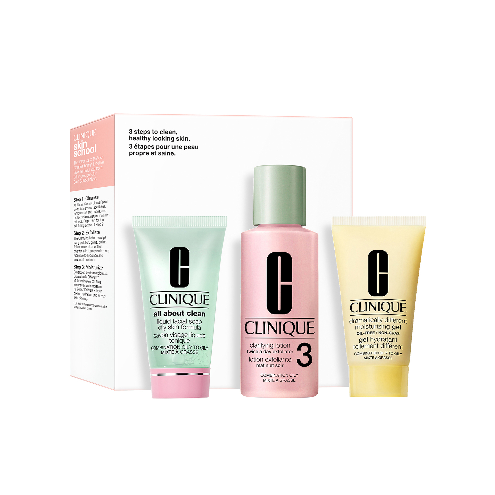Clinique set za tip kože 3 u 3 koraka