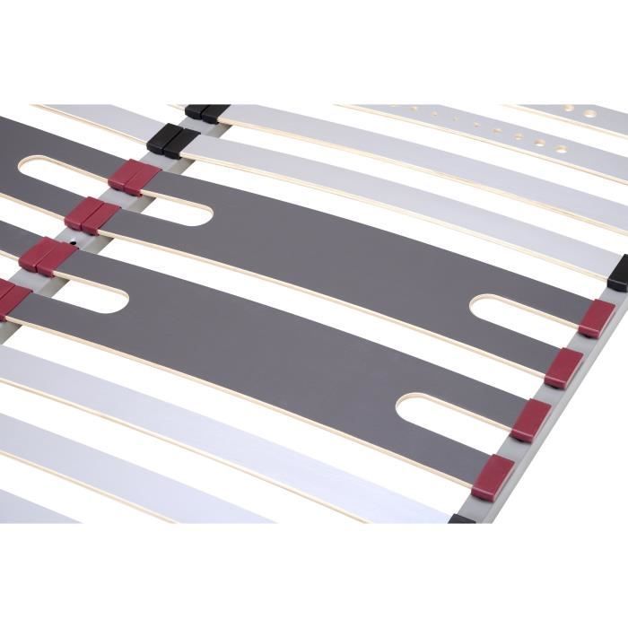 SEDAC OPTIZONES - Sommier 140 x 190 - à lattes - 4 cm