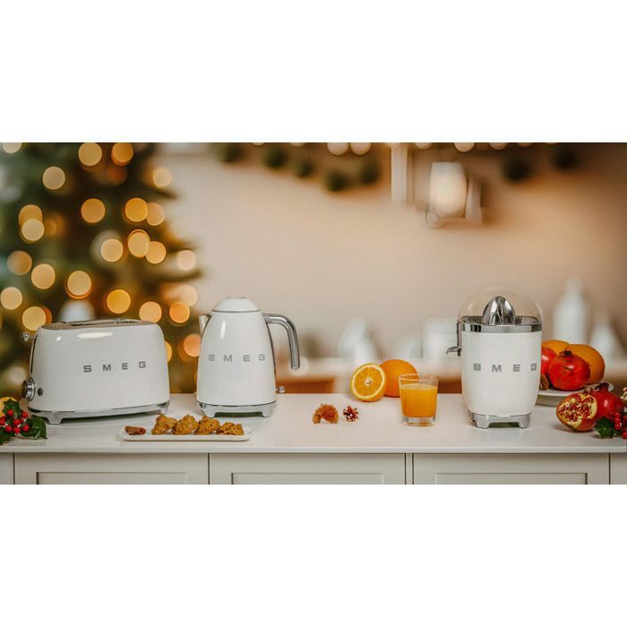Bollitore - SMEG - KLF03WHEU - 1,7 L - 2400 W - Acciaio inox verniciato - Bianco