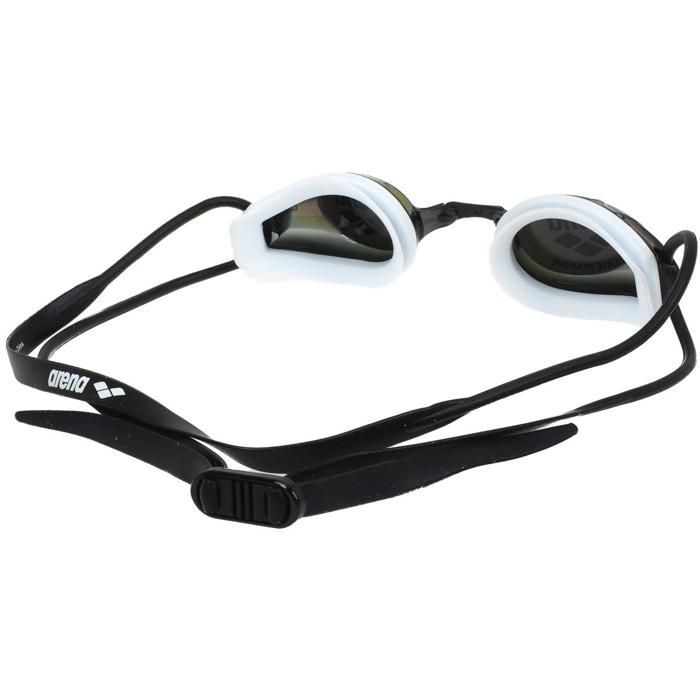 Lunettes de natation - Arena - Tracks Mirror - Verres miroir - Jupes en silicone - Double élastique