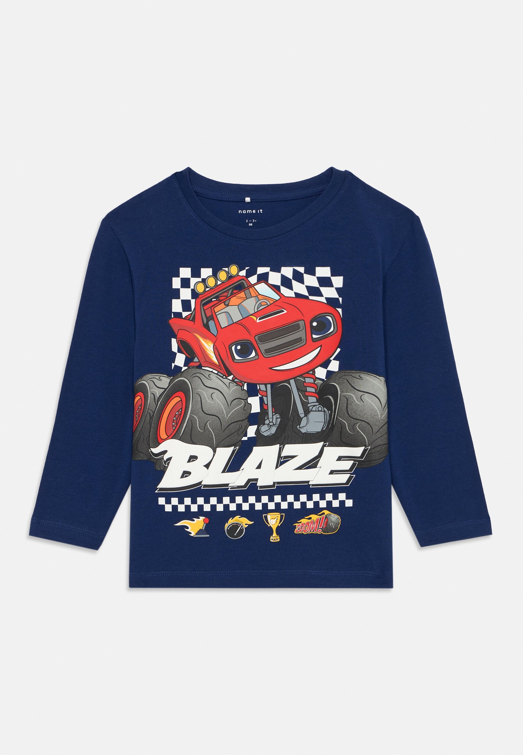 Noem het NMMAMAN BLAZE - Top met lange mouwen - blauw