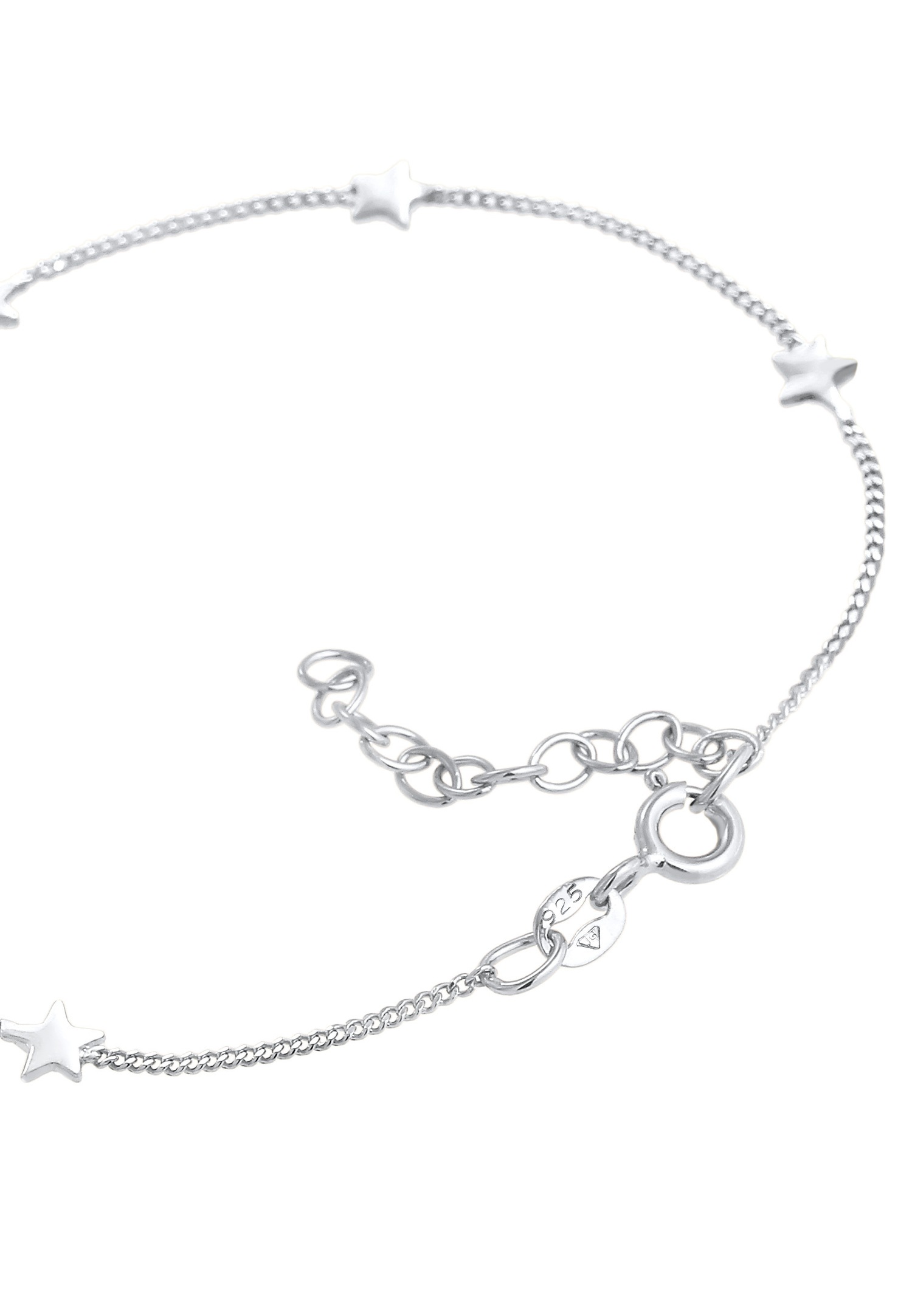 Elli Chaîne de trottoir pour dames Astro Look Trend ajustable en argent sterling 925