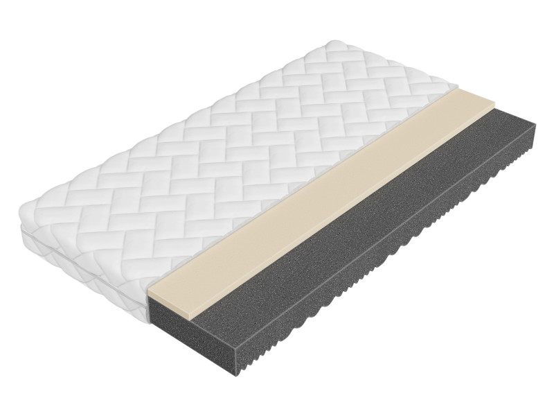 Dwustronny materac piankowy Uno 17 cm