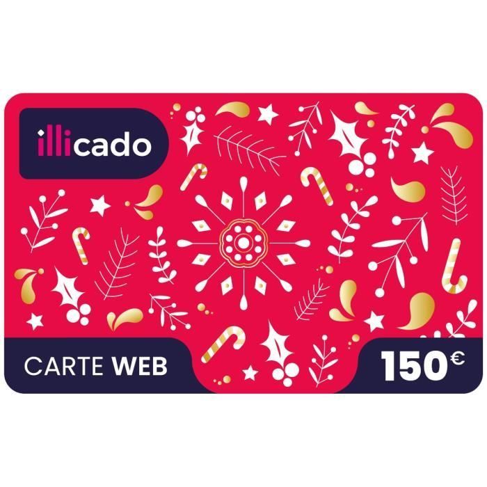 Digitale ILLICADO-Geschenkkarte im Wert von 150 €, einlösbar bei verschiedenen Händlern
