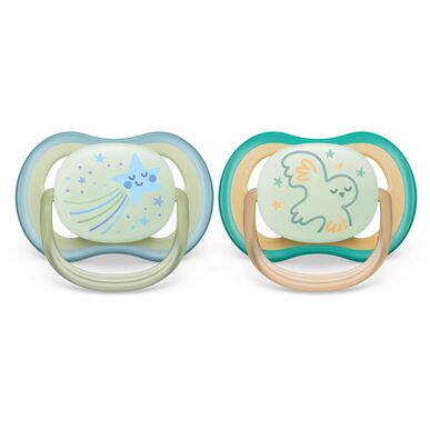 Philips Avent Ultra Air Night -tutti 0-6 kk, vihreä, 2 kpl, 2 kpl