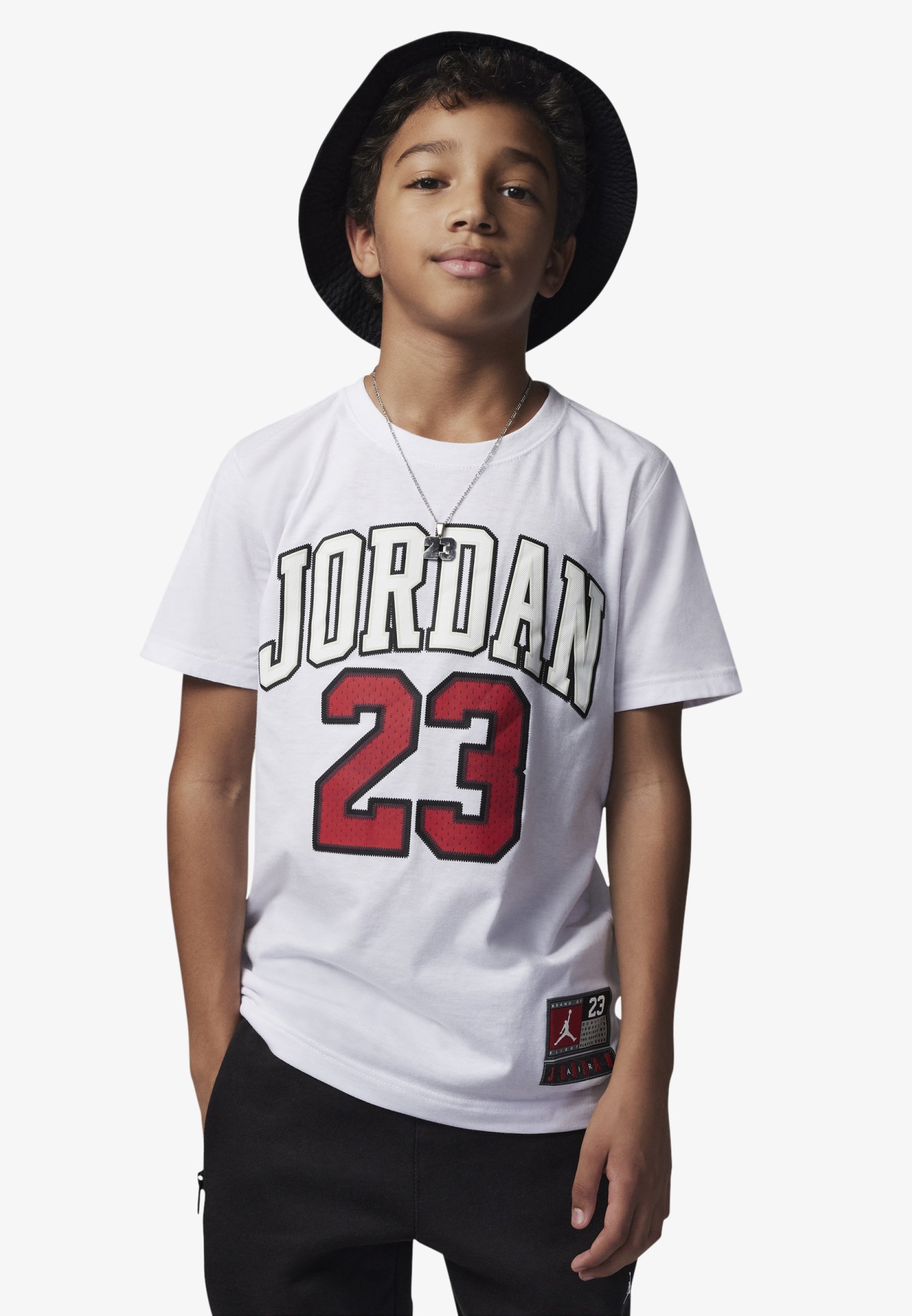 T-shirt Jordan PRACTICE FLIGHT UNISEXE - Imprimé - Blanc