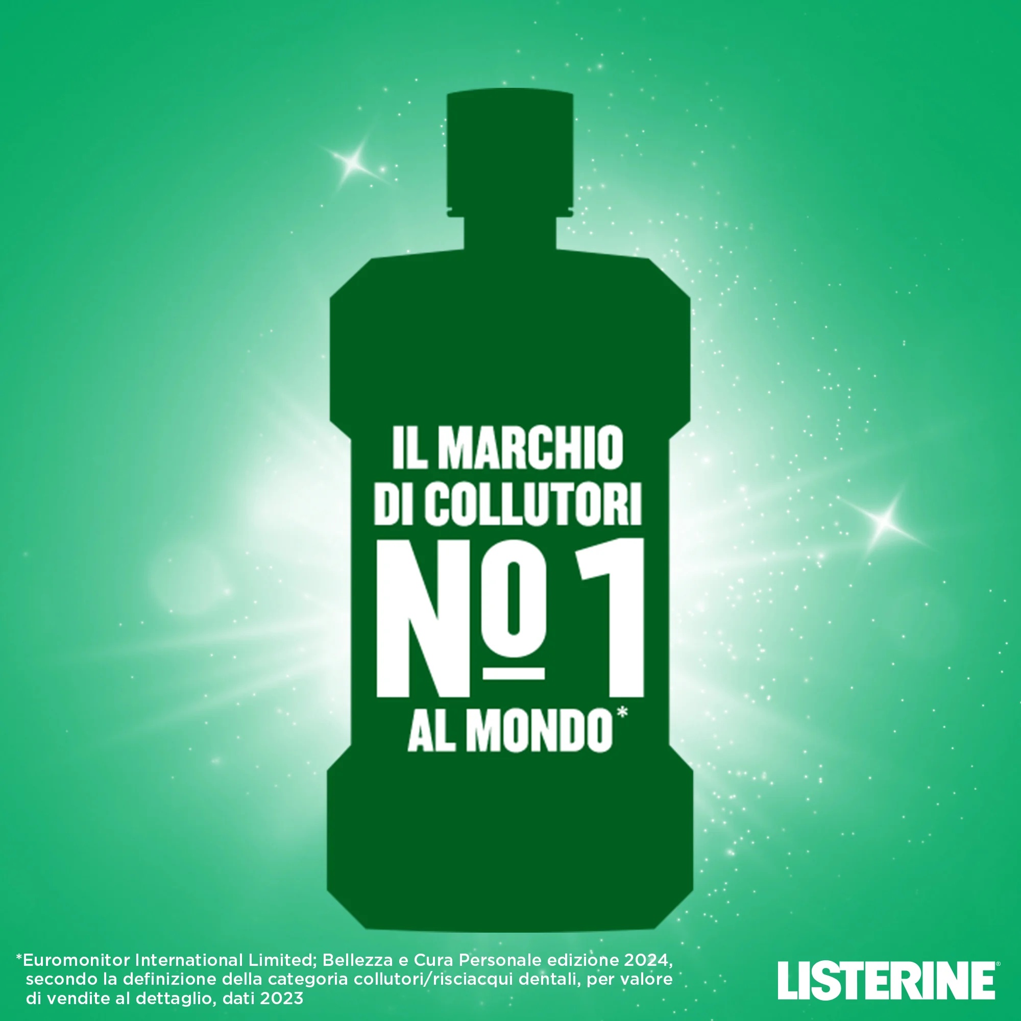 LISTERINE Enxaguante bucal Listerine para dentes e gengivas 500 ml com efeito prolongado