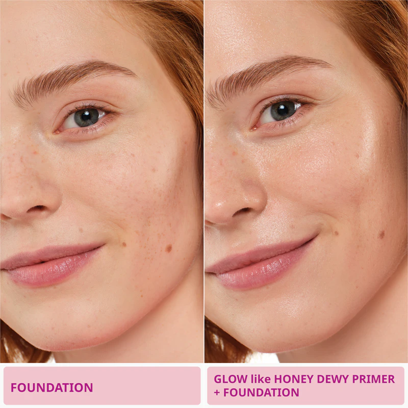 rozjasňujúci podkladový krém essence glow like HONEY s gélovou konzistenciou