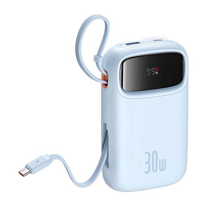 Batería externa - BASEUS - Qpow 2 - 10 000 mAh - 30 W - 2 puertos USB-C - Carga rápida