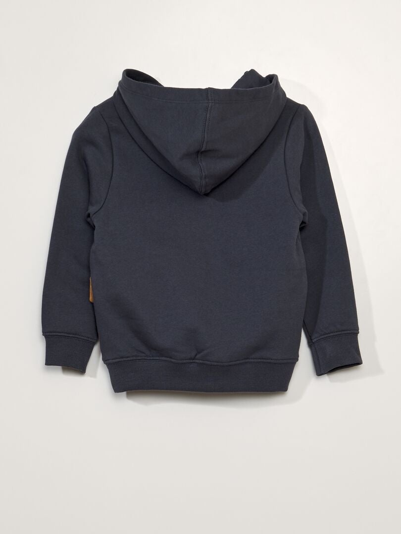 Sudadera con capucha y bolsillos - AZUL
