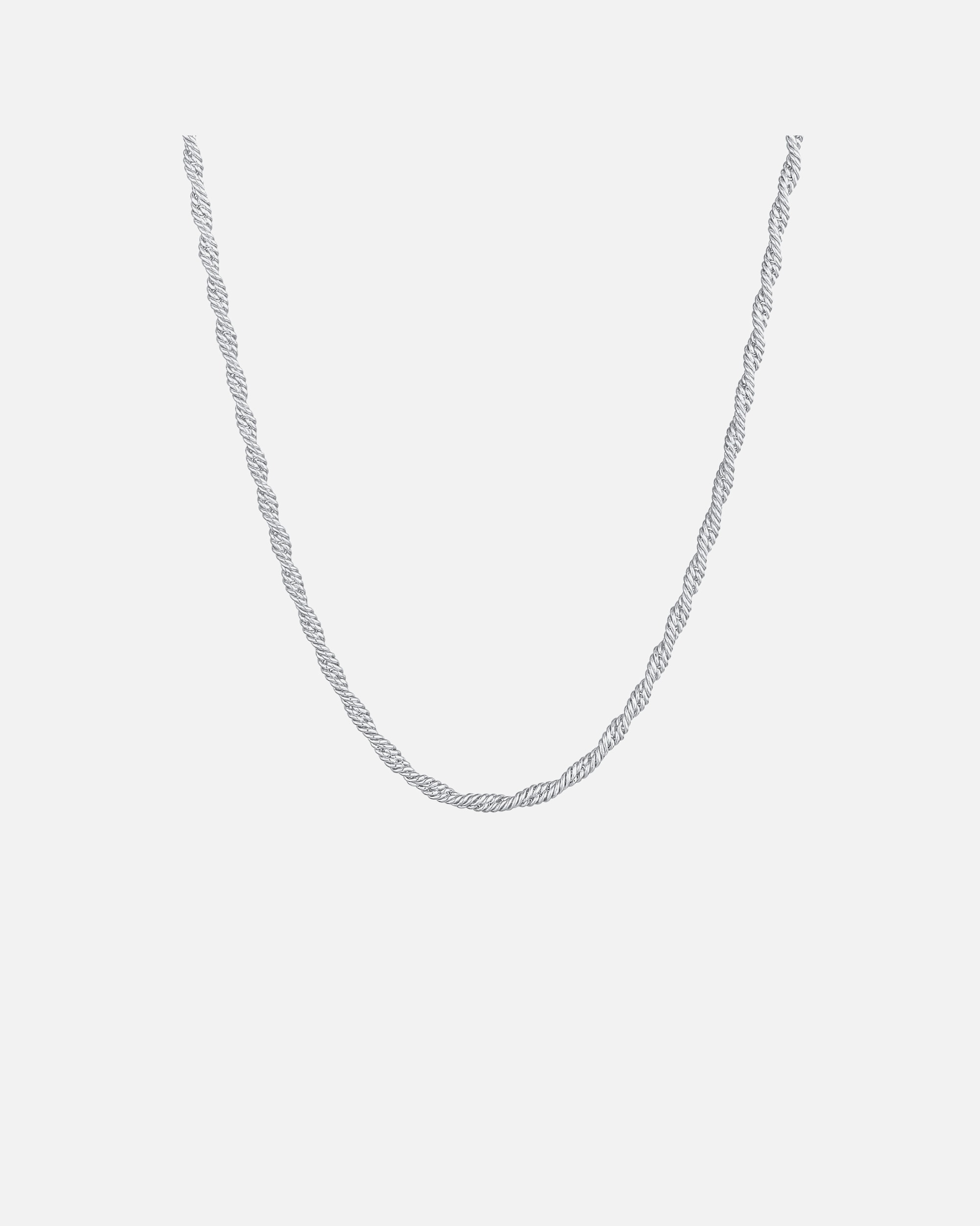 Elli PREMIUM Collier de cordon pour dames Twisted Bold Look Trend Blogger en argent sterling 925